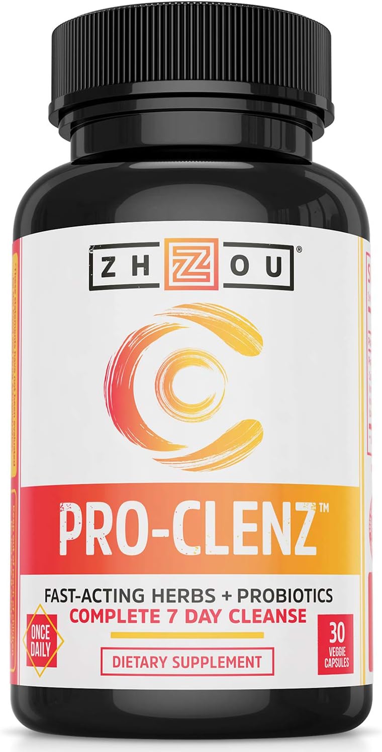 ZHOUNutrition, Pro-Clenz, Complete 7 Day Cleanse, 30 Veggie Caps