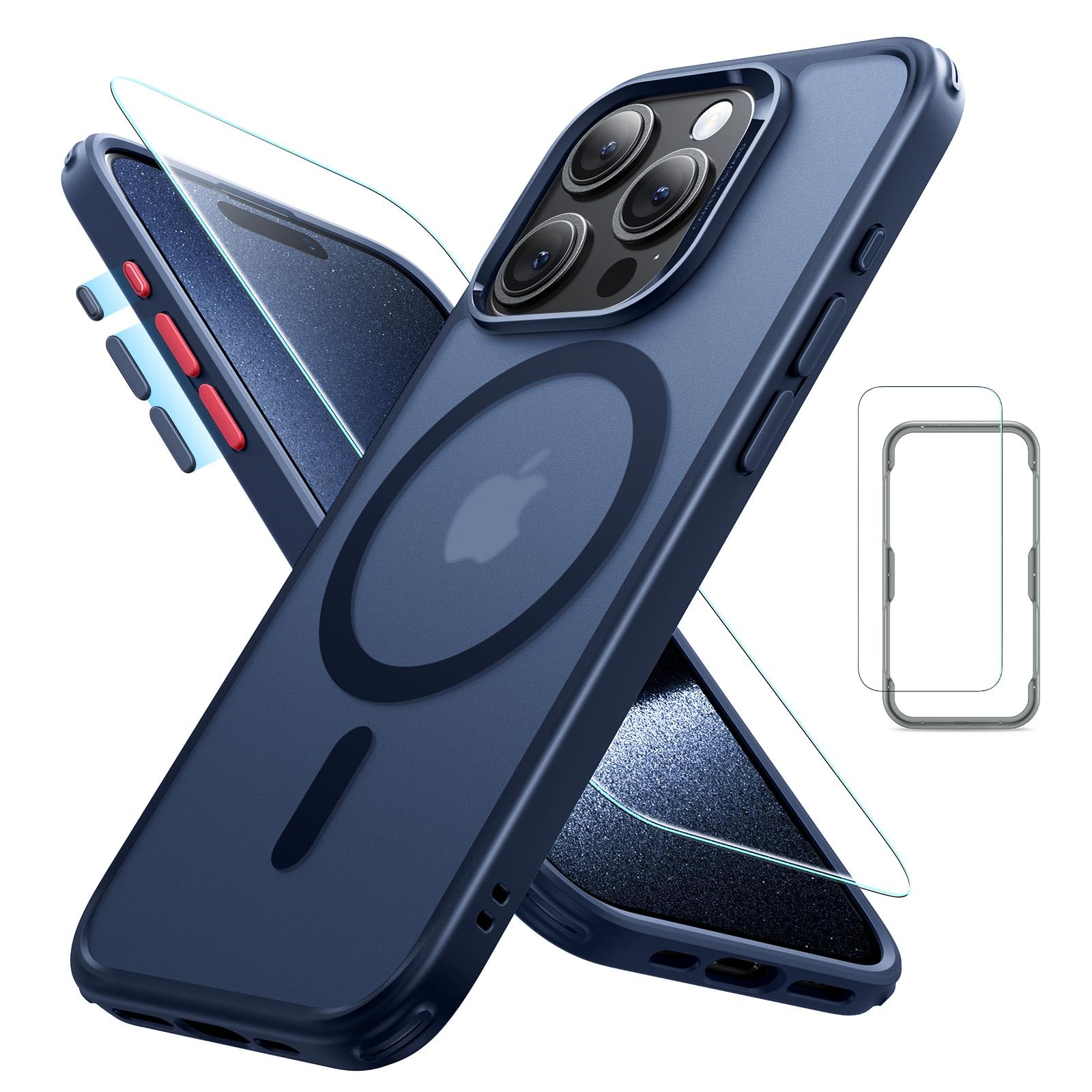 Amazon.com: ESR for iPhone 15 Pro Max Case, Translucent Matte Case