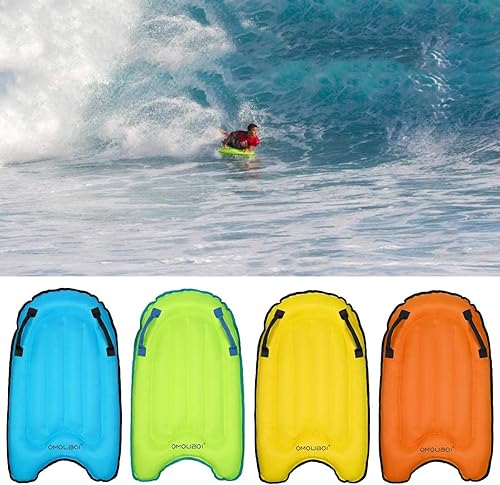 Miniatura 7 de OMOUBOI Tabla inflable para la playa bodyboard portátil con mango ligero suave tablas de surf mini flotantes tablas de flotación inflable para