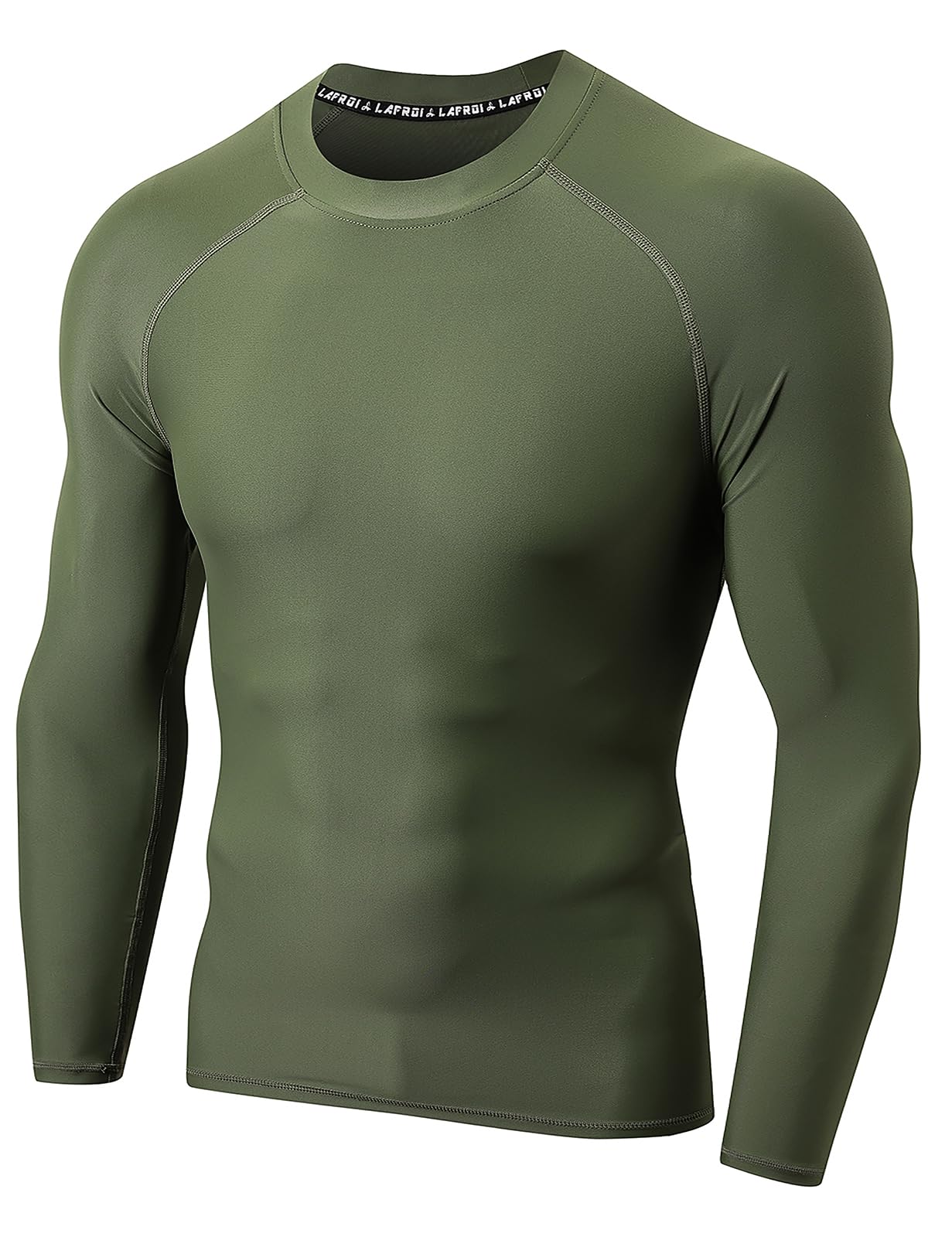 LAFROI Herren Langarmshirt UPF 50+ Kompression, BJJ, Schwimmen, Rashguard