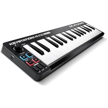 M-AUDIO Keystation Mini 32 MK3 USB MIDI Controller | Portable, velocity compatible 32-key mini keyboard. Includes DAW recordi