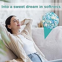 Vista 6 de Relleno de espuma viscoelástica triturada para relleno de puf, espuma suave de alta calidad, relleno de cojín de sofá para puf, camas de perro, puf