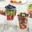 GUSTO [12 oz. - 50 Count Clear Plastic Cups With Dome Lids (No Hole), Fruit Cups with Lids for Party - Perfect for Smoothies, Milkshakes, and To-Go Beverages - (Formerly Comfy Package)