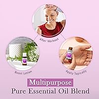 Vista 4 de Pranarom - Aceites esenciales orgánicos Just Plain Relief para aromaterapia, 0.5 fl oz