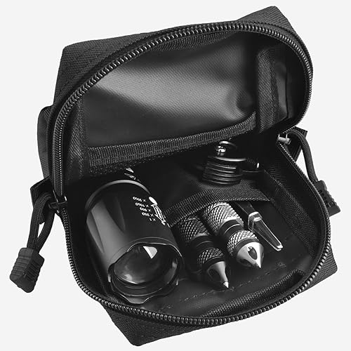 Miniatura 5 de TRIWONDER Tactical Knife Sheath Bag Tactical Molle Pouch Utility Tool Pouches Outdoor Multifunctional Tool Nylon Pouch