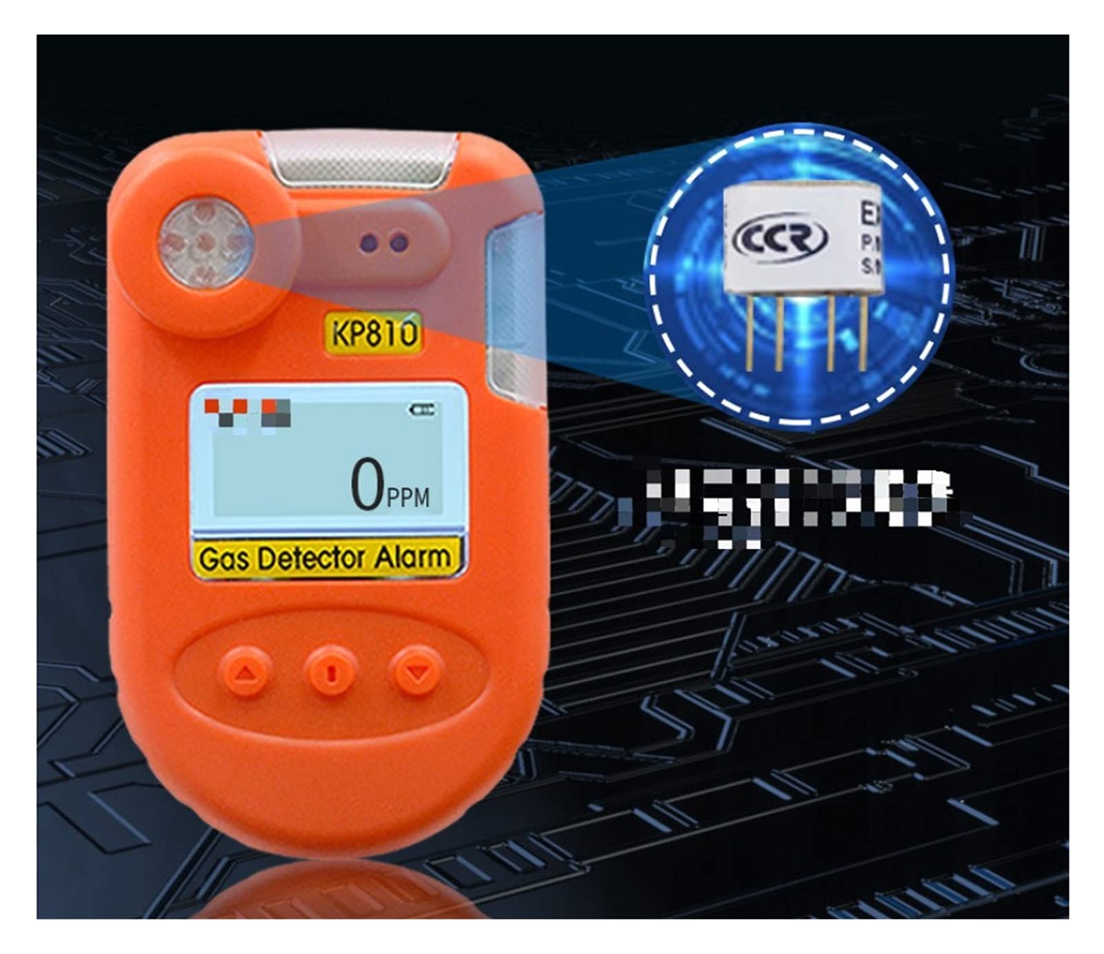 natural gas leak detector carbon monoxide meter se Detector de gas tóxico portátil y dañino Alarma de concentración de gas combustible Amplio rango de detección(Chlorine detector)