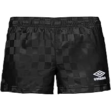 Umbro Womens Checkerboard Short, Black Beauty/White, X-Large