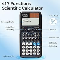 Vista 6 de OA-991ES Plus Scientific Calculator with Natural Formula Visualization Display 417 Functions Dual Power & Lightweight Design for High School