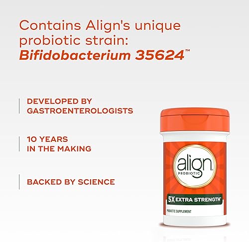 Miniatura 4 de Align Probióticos extra fuerza, probióticos para mujeres y hombres, marca #1 recomendada por médicos, 5 veces más bacterias buenas para ayudar a