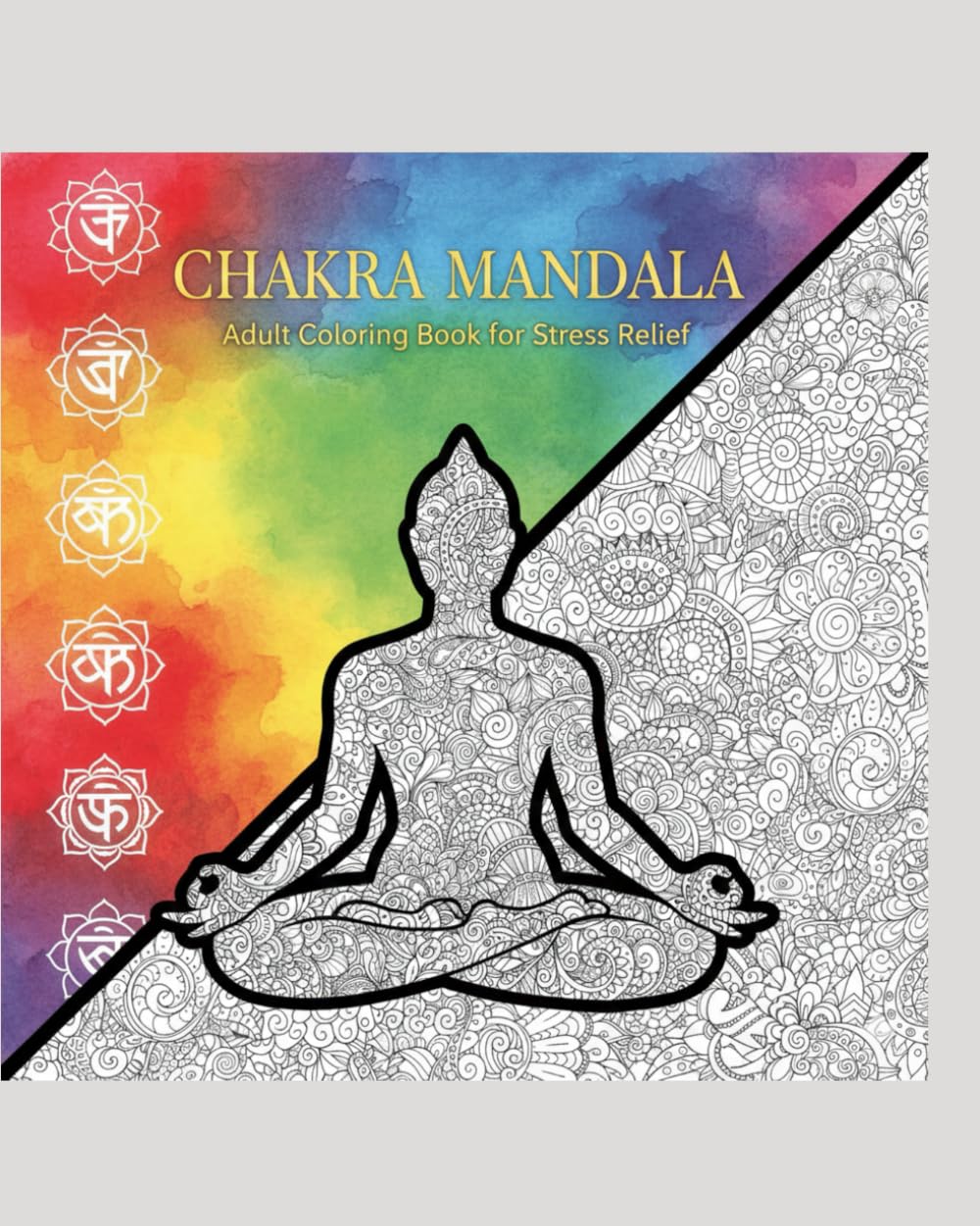Spiritual Awakening: A Chakra and Mindfulness Coloring Book for Teens and Adults: Intricate Mandalas, Sacred Geometry, Buddha, and Healing Crystals for Stress Relief, Meditation, and Inner Peace