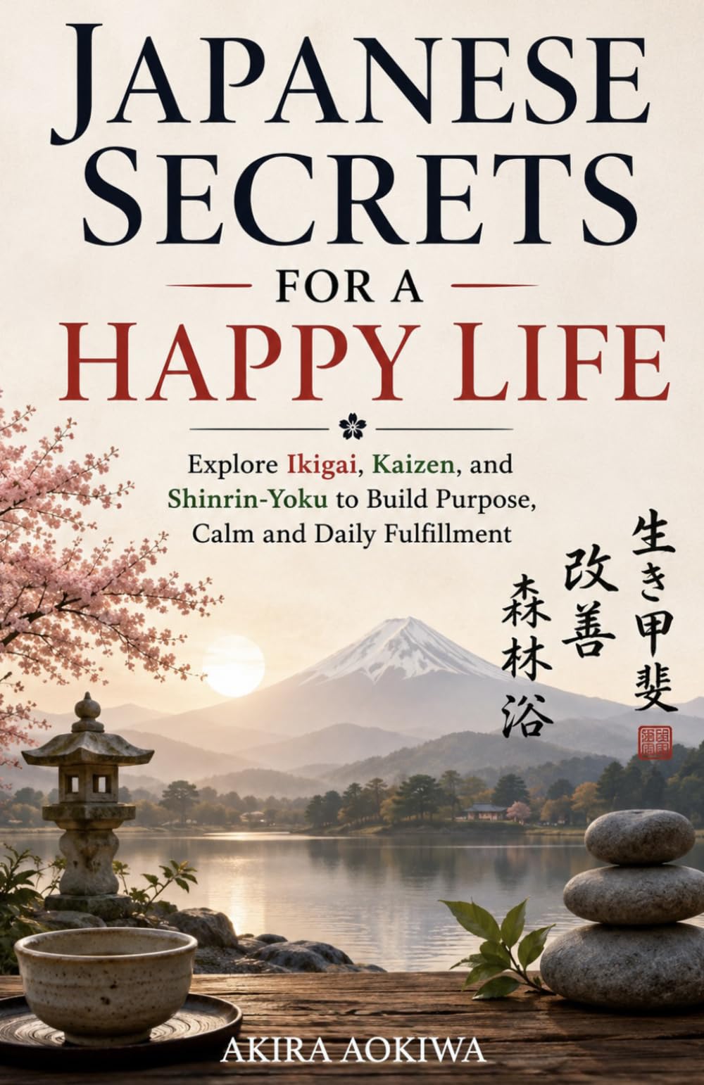 Japanese Secrets for a Happy Life: Explore Ikigai, Kaizen, and Shinrin-Yoku to Build Purpose, Calm and Daily Fulfillment