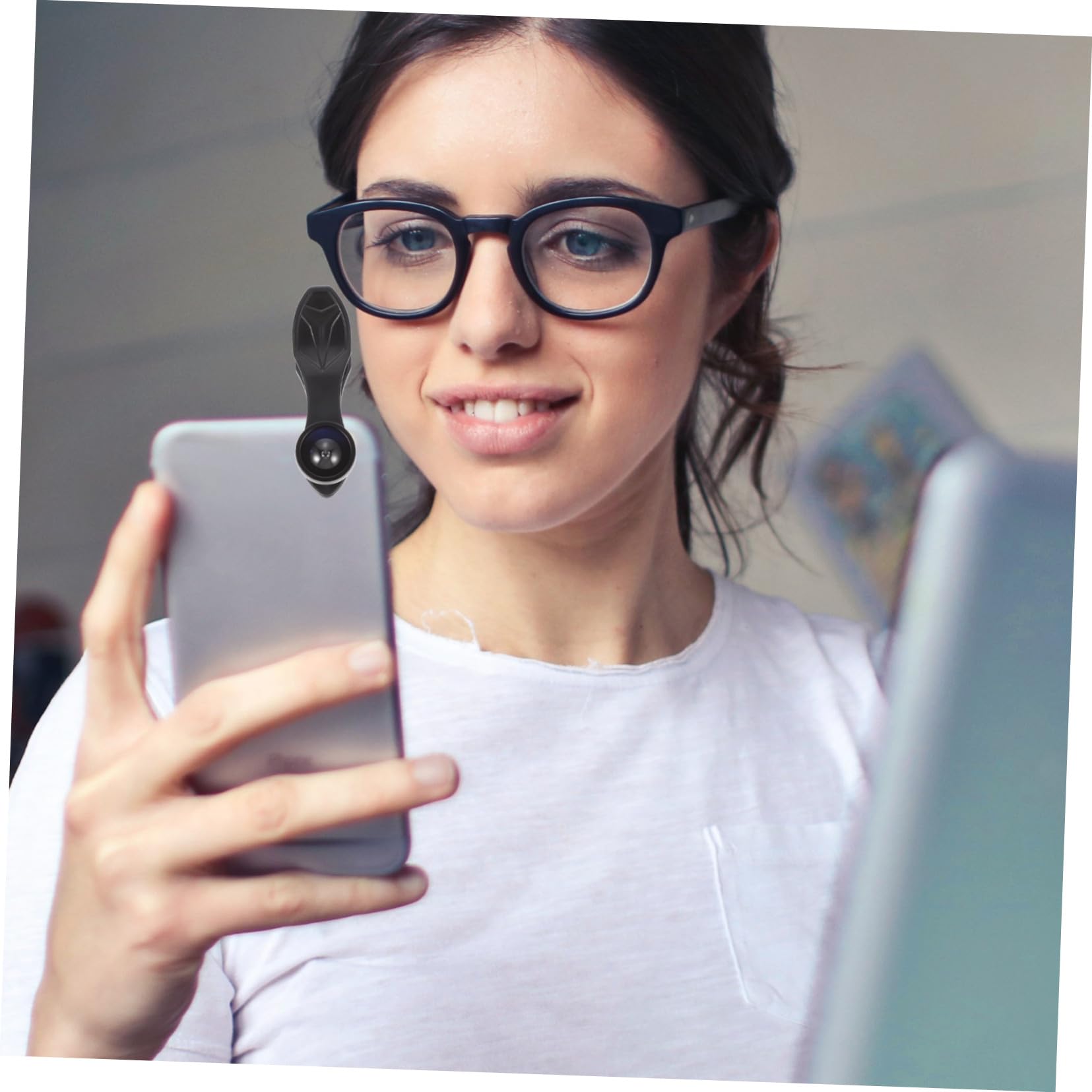 Obiettivi per Fotocamera Telefonica Clip Obiettivo Macro per Telefono e Grandangolare Realizzato in Lega di Alluminio e Vetro Antigrasso per Scatti Nitidi