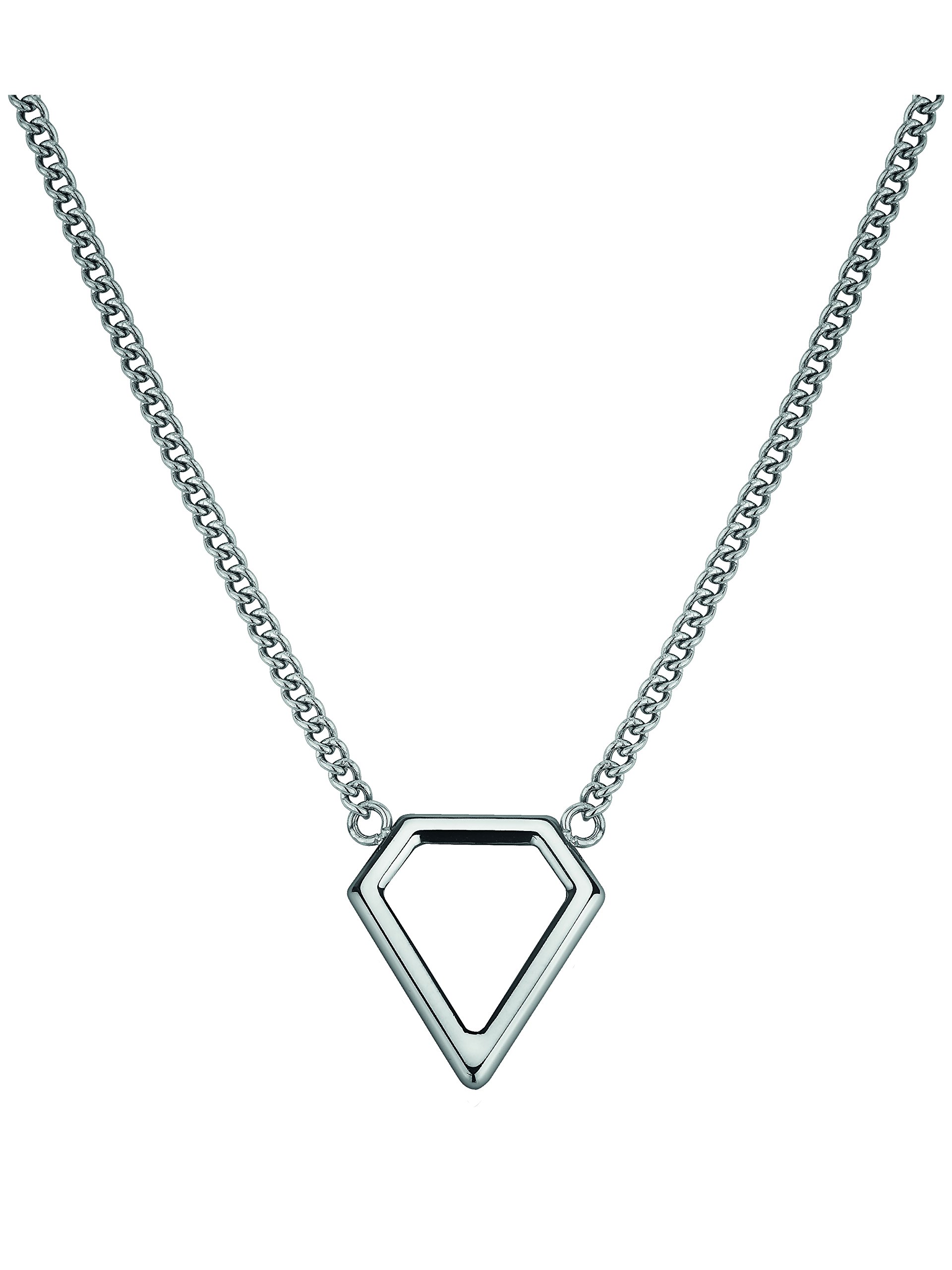 LIEBESKIND BERLIN Damen-Kette mit Anhänger Edelstahl mattiert 46 cm - LJ-000-N-45