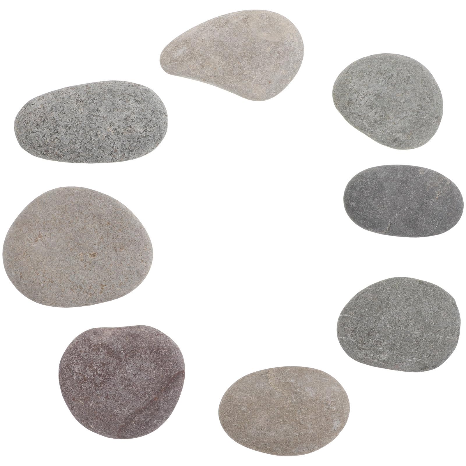 8 Piezas Piedras para Pintar Lisas y Planas de Piedra