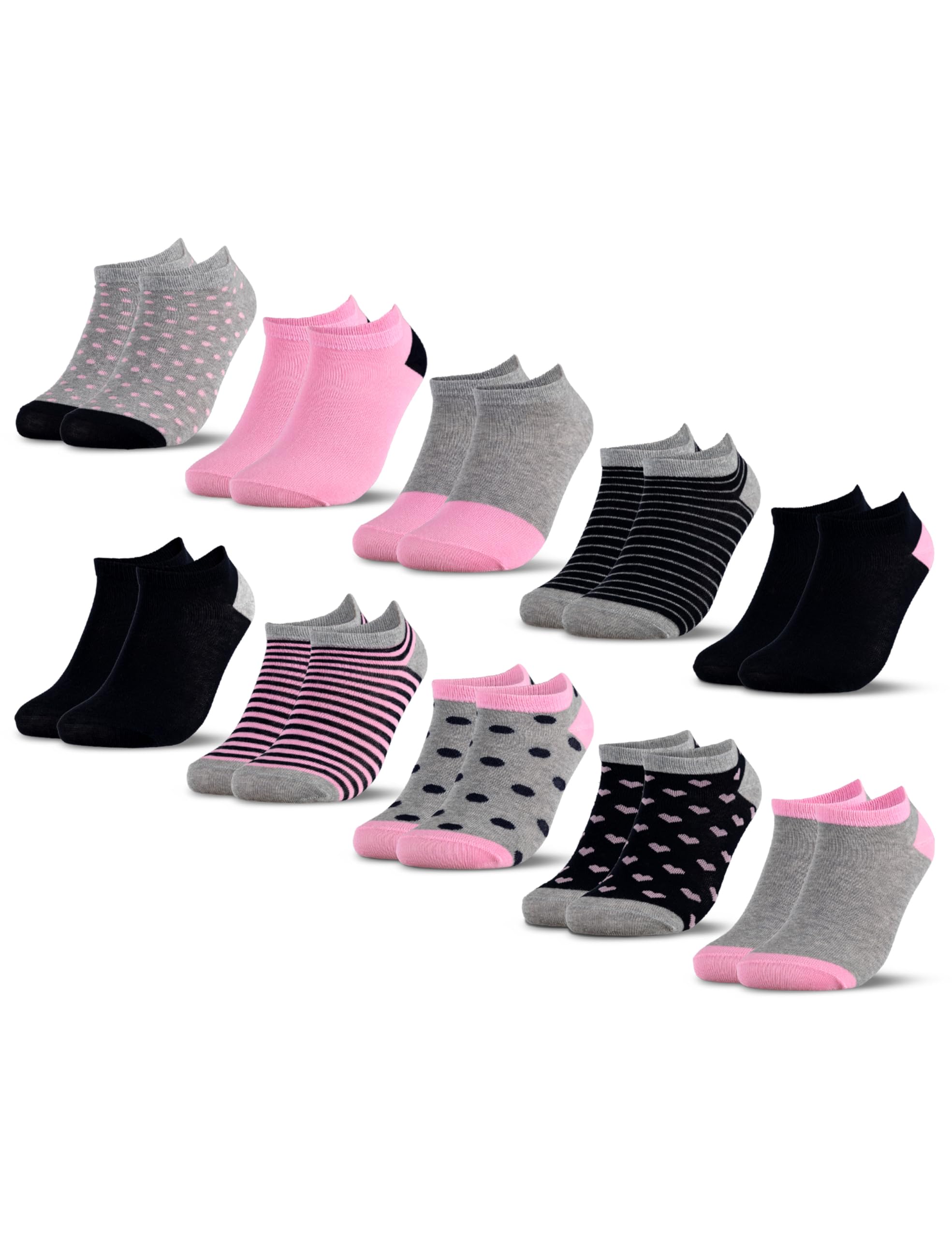 Occulto Calcetines Tobilleros para Niño y Niña 10 Pares (modelo: Mikl) — view 9