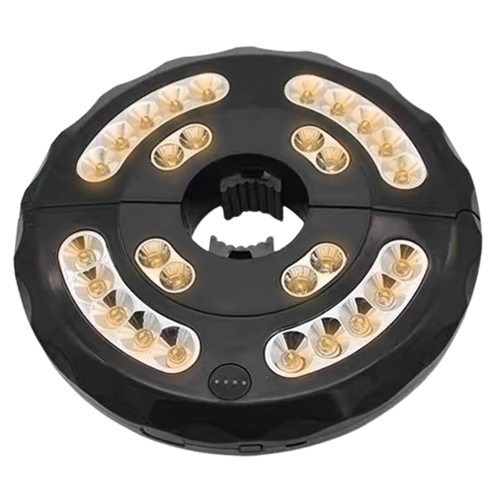 Rechargeable Patio Umbrella Light: Outdoor Umbrella Lights Lithium Battery Operated, 28 LED Cordless Umbrella Lights Outdoor Patio, Umbrella Pole Light for Camping Tent or Outdoor Use (Warm Light)