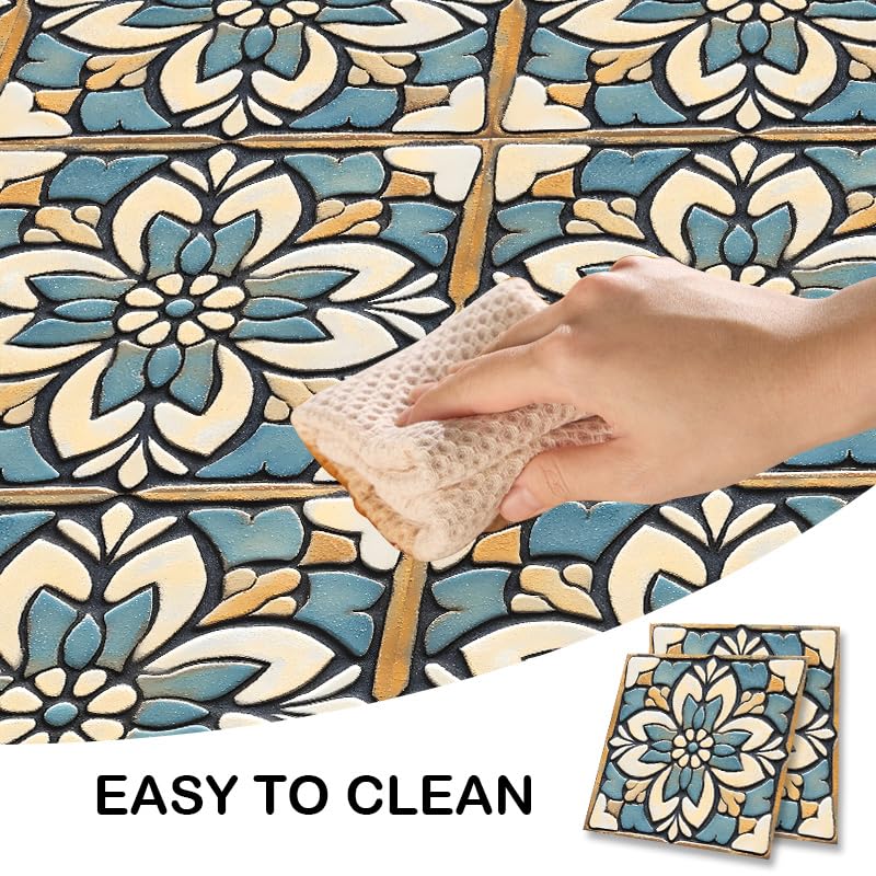 Image of Nuxovilar Peel and Stick Vinyl Floor Tiles, 12x12 Inch