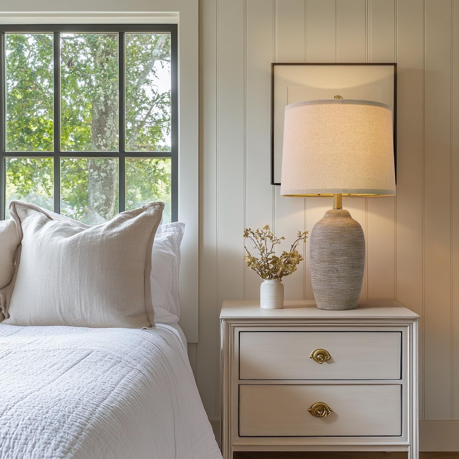 Illuminate Your Space: The Ultimate Review of the 24.5" Handcrafted Ceramic Table Lamp