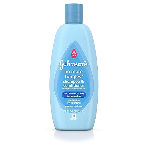 Johnsons No More Tangles Extra Acondicionador Champú para niños 13 Fl Oz
