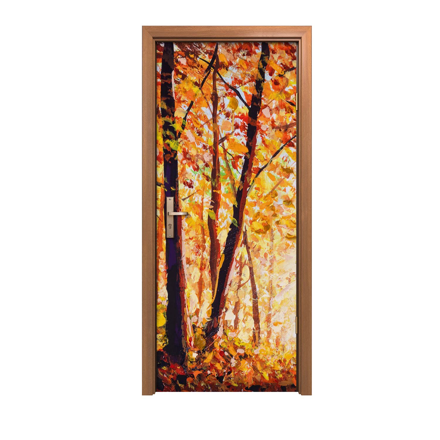 Autocollant de porte pour masquer les imperfections décoration 90x200