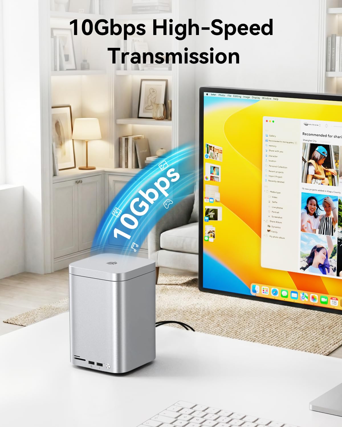 Amazon.com: Yottamaster 2 Bay 10Gbps RAID Enclosure – Supports 2.5