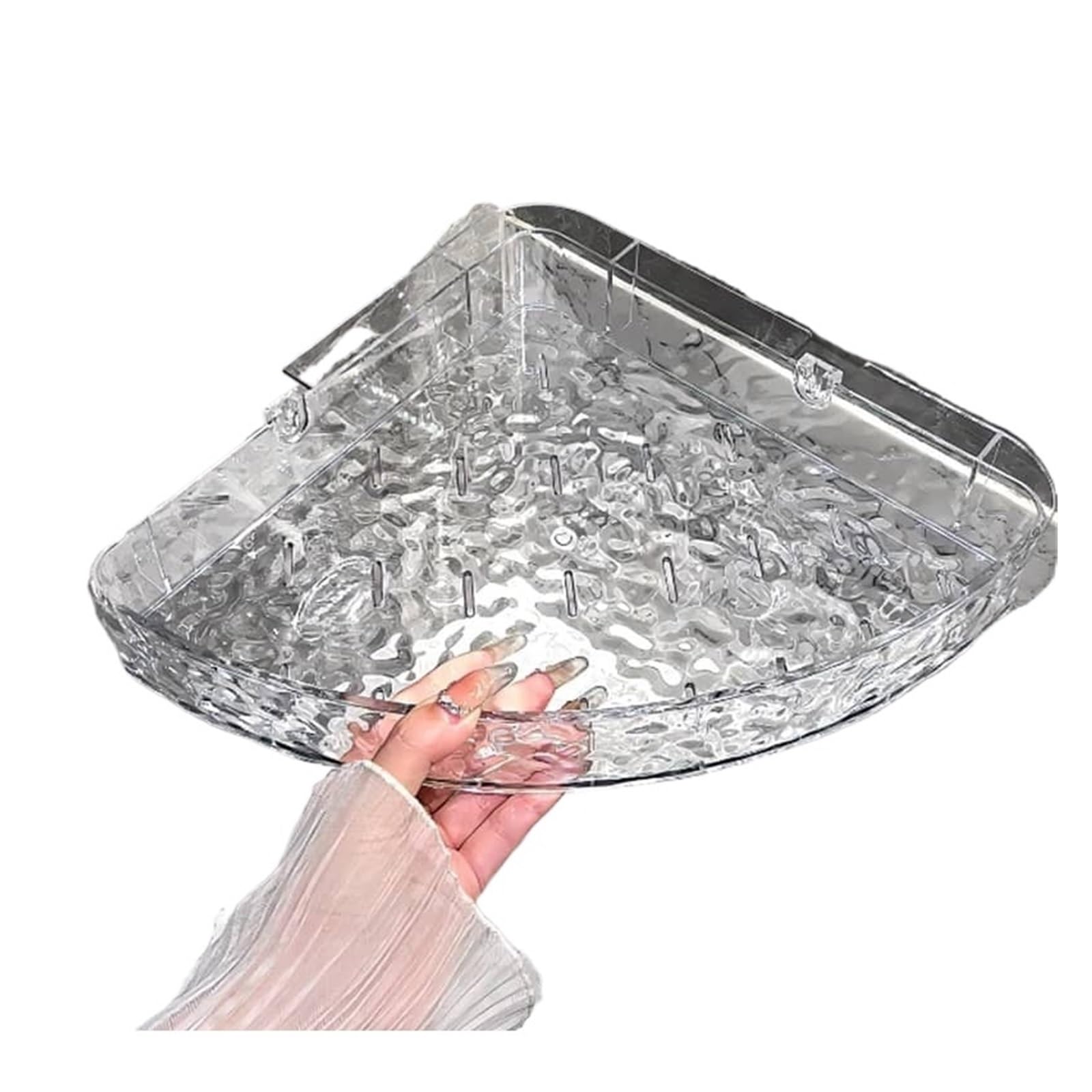 WCLADIEN Shower Organizer Shower Room Suction Cup Bathroom Storage Shelf Basket Home Organizer Decorative Shower Caddy