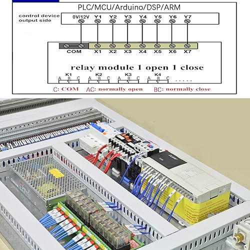 Miniatura 4 de Módulo de interfaz de relé de montaje en carril de 16 canales ACDC 12V Relé de potencia enchufable PNP NPN SPDT 16A, G2R-1-E