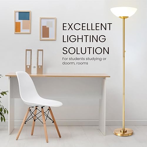 Miniatura 8 de Lámpara de pie súper brillante 8000LUMEN!! DIMMABLE 30K Ilumina una habitación completa, diseño moderno y elegante