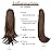 youngways Clip in Ponytail Extension Medium Brown 18 Inch Pony Tails Hair Extensions for Women Long Straight Curly Tail Ponytail Hair piece Synthetic Fake Versatile Pony
