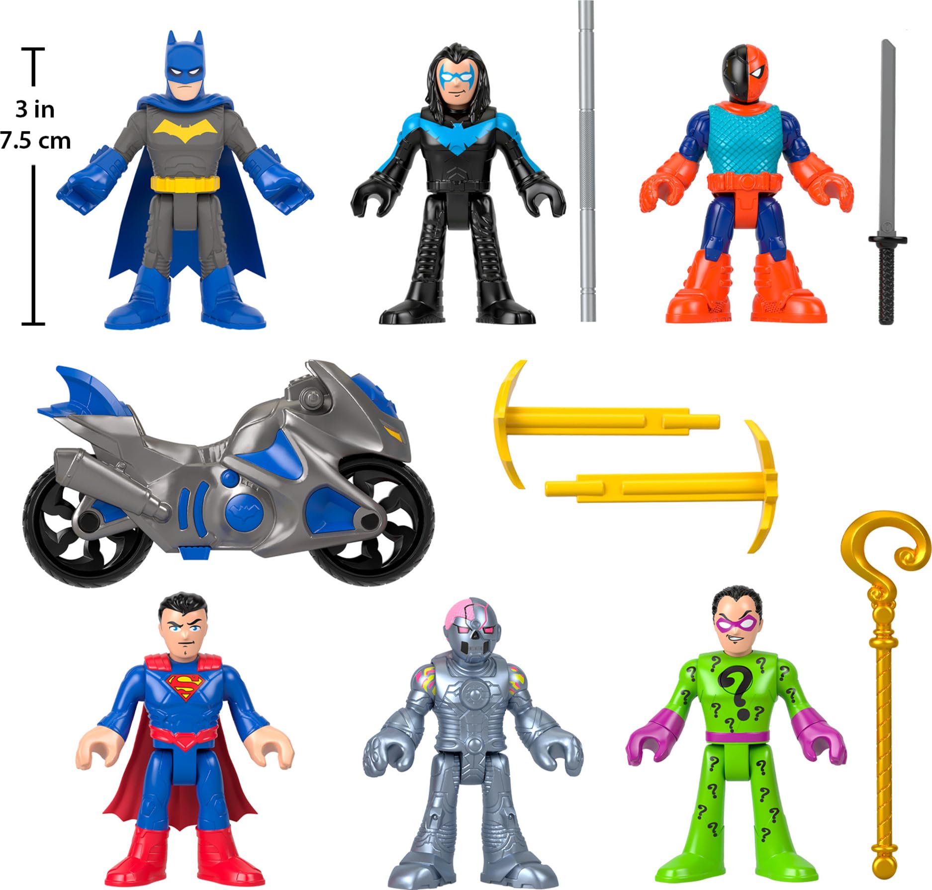 Fisher-Price Imaginext DC Super Friends Batman Spielzeuge Deluxe Figurenset 12-teiliges Spielset für Kindergartenkinder Rollenspiel ab 3 Jahren, HXF94, [Mehrfarbig] | 12-teiliges Spielset für Vorschulkinder ab 3 Jahren, inspiriert vom DC-Universum, Batman