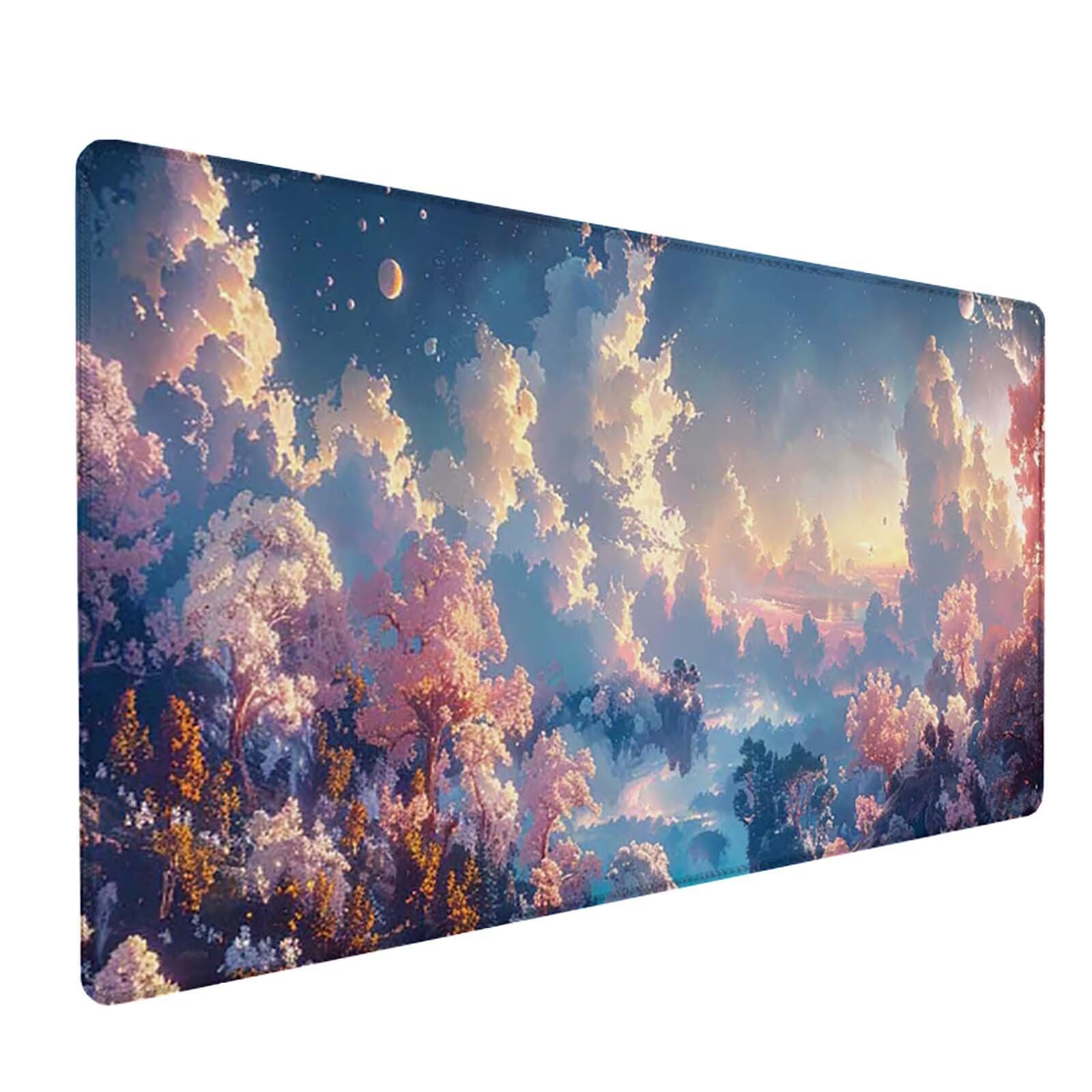 Podkładka pod mysz XXL 1600x800x3mm, podkładka pod mysz do gier z antypoślizgową gumową powierzchnią, poprawia precyzję i szybkość, komputer dla gracza i akcesoria biurowe, prezent dla mężczyzn