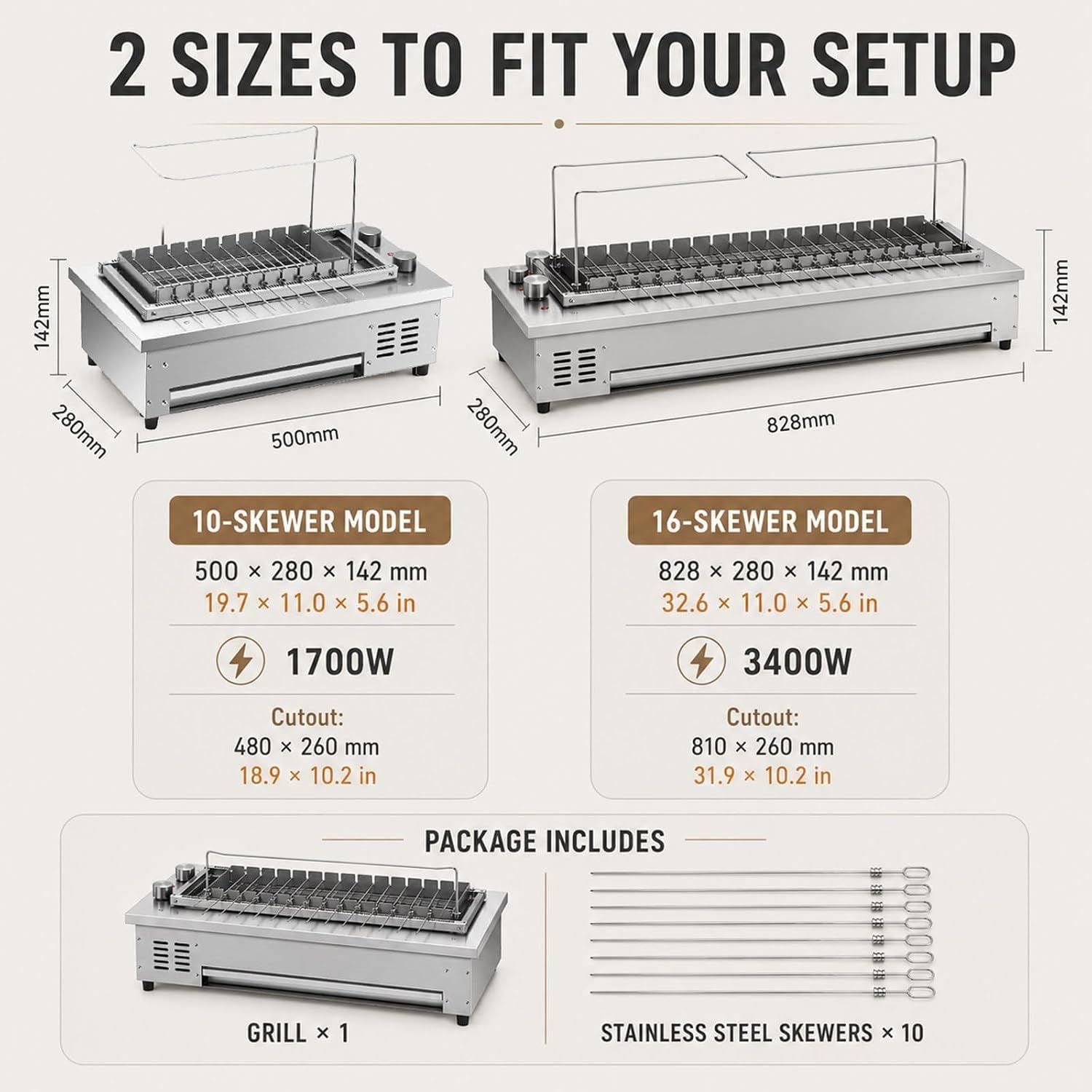 Barbecue Elettrico, Grill Spiedini, Macchina Spiedini 16grids