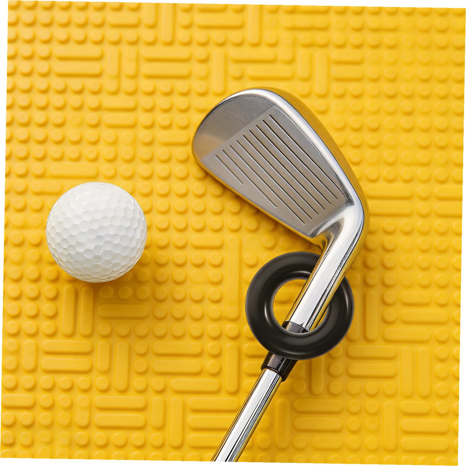FOMIYES Anillos de Pesas para Palos de Golf 5 Piezas Negros Entrenador de Swing Peso Ajustable Ayuda Entrenamiento de Swing de Golf y Práctica de Técnica