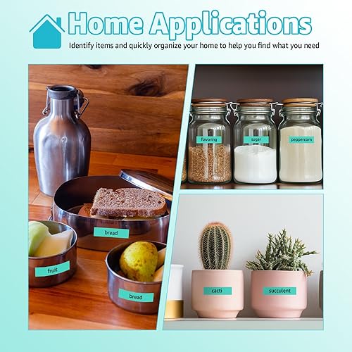 Vista 11 de GREENCYCLE Compatible con Brother M-K131 M-K231 M-K431 M-K431 M-K531 M-K631 M-K731 M-K731 Reemplazo de cinta de etiquetas para P Touch PT-70BM Blanco