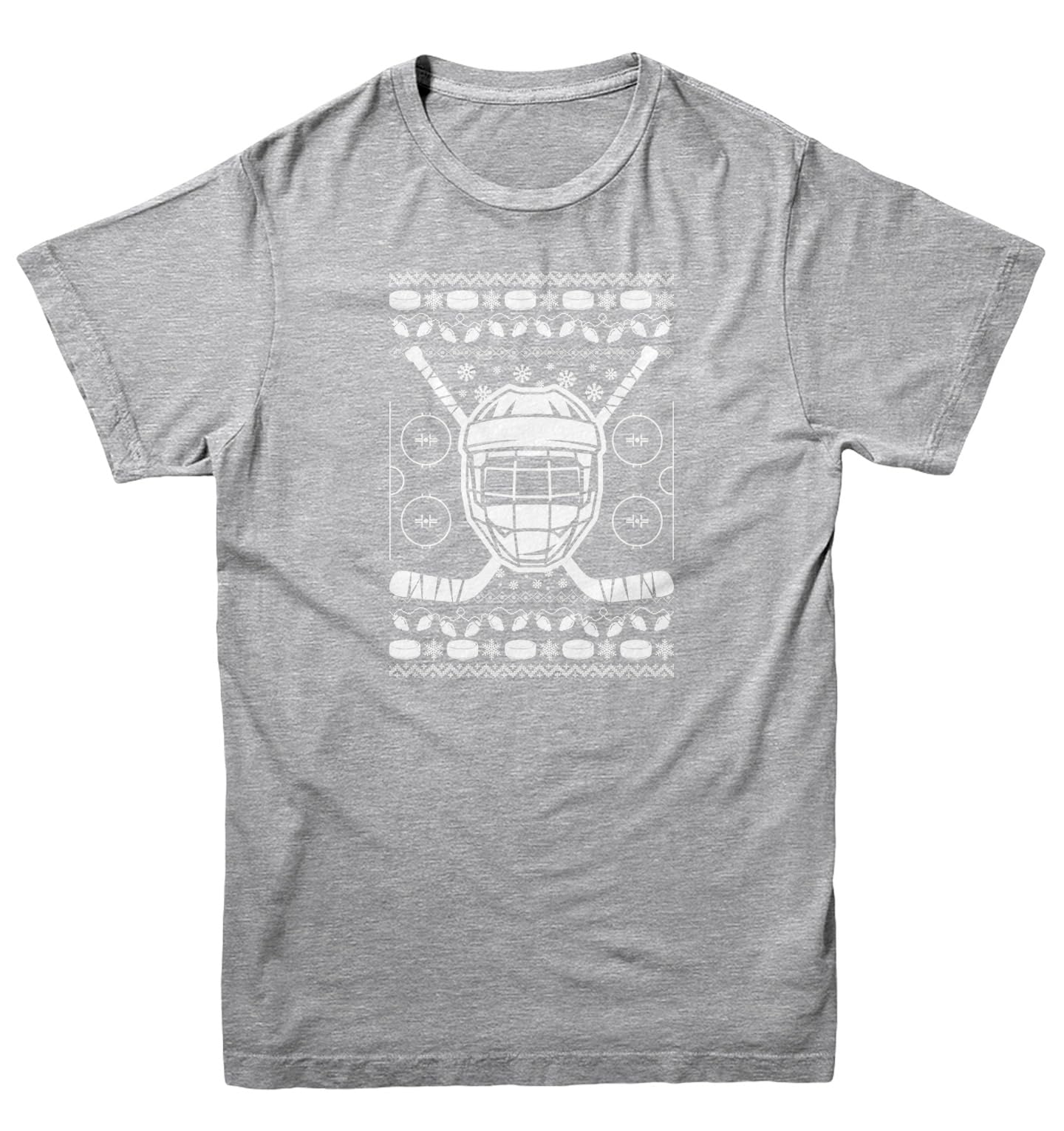 Haase Unlimited Hockey Helmet with Sticks - Ugly Xmas Youth T-Shirt