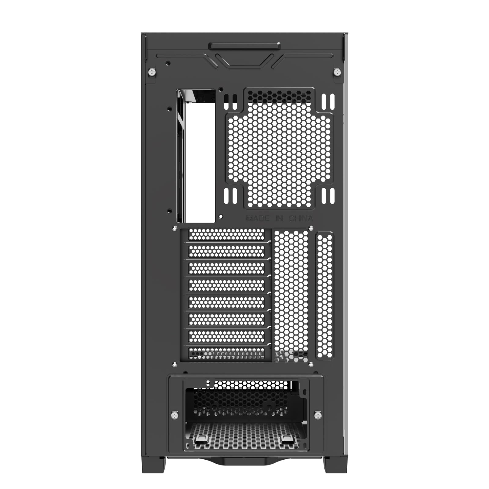 Xilence X818.ARGB XILENT Gleam obudowa komputera gamingowego, 4 x wentylator ARGB 140 mm, ATX Midi Tower Case, szkło akwariowe, z uchwytem na kartę graficzną, płytka sterująca PWM/ARGB, dla dobrego