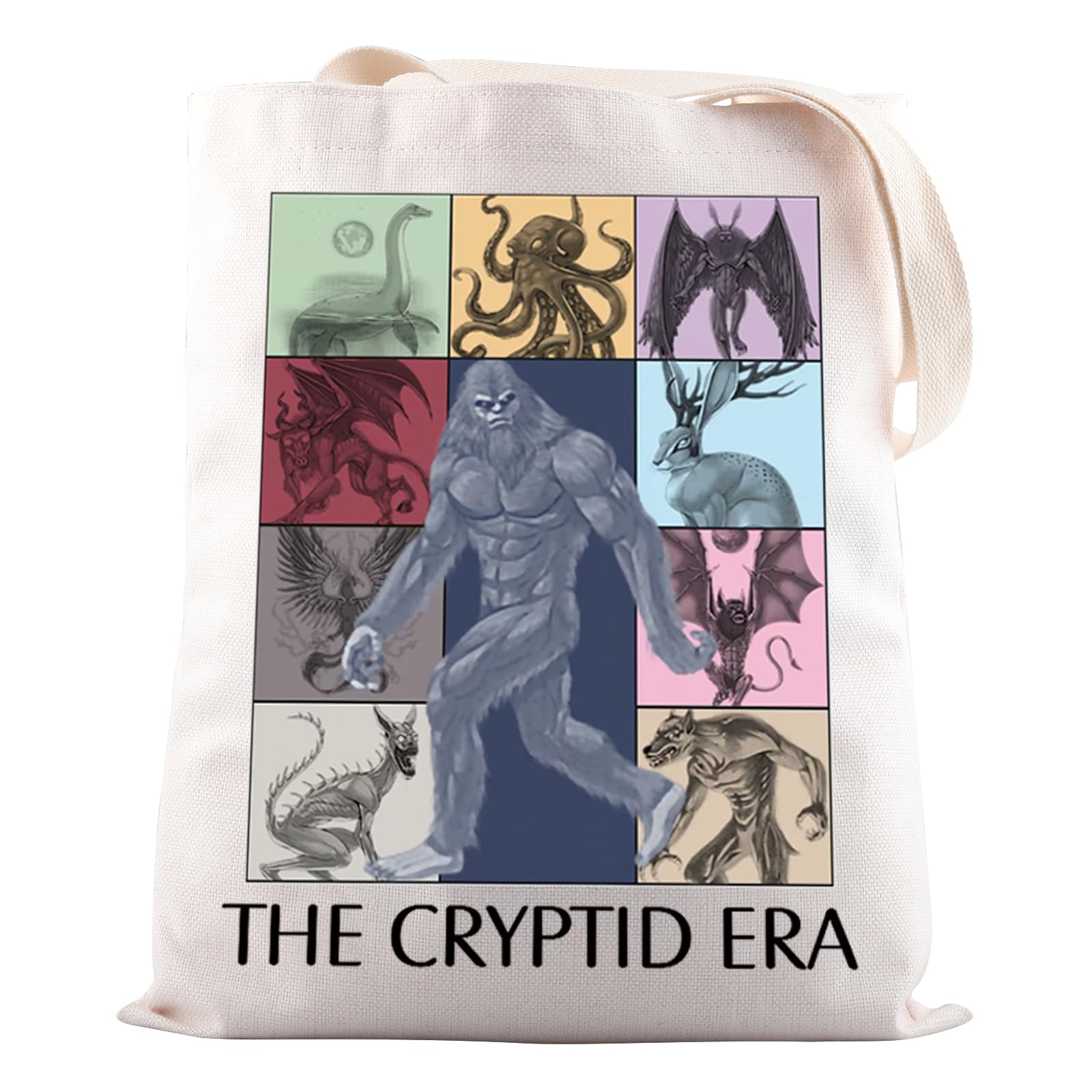 JNIAP Sasquatch Gift The Cryptid Era Tote Bag Cryptid Creatures Gift