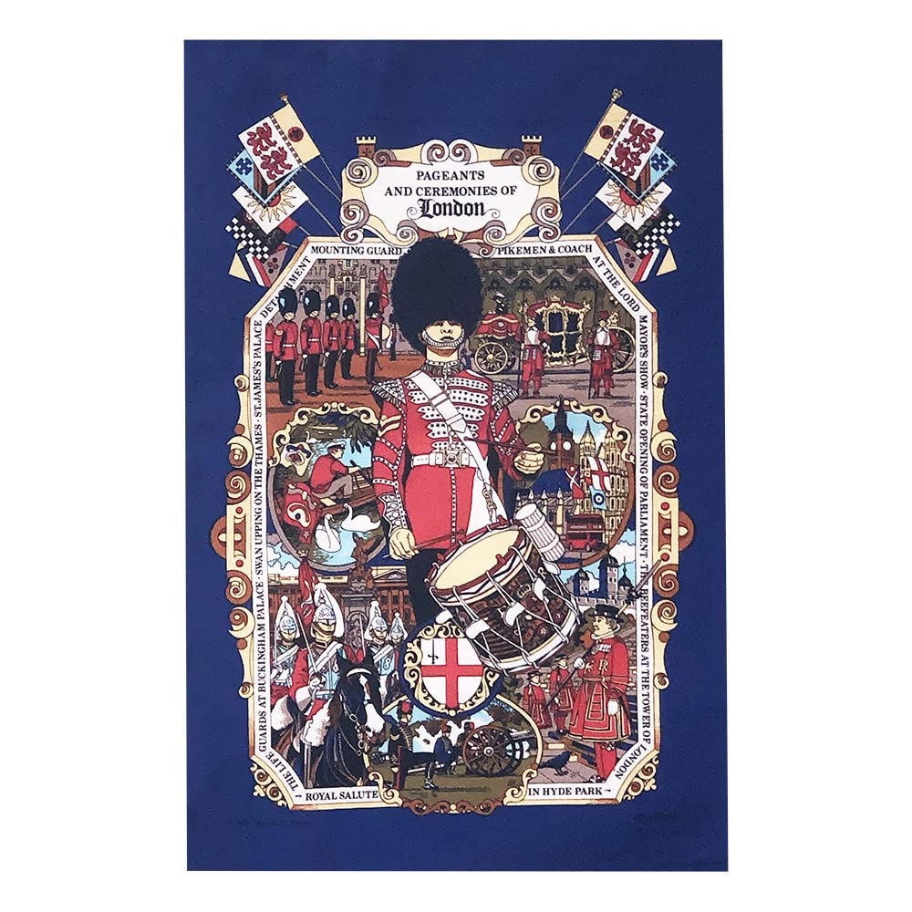 Artist UnknownThe Queen's Guards at The Buckingham Palace Souvenir Tea Towel