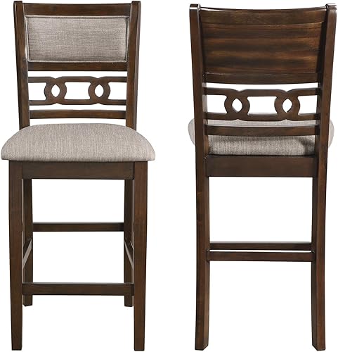 Miniatura 18 de New Classic Furniture Sillas de comedor Gia, juego de 2, color marrón Marrón,Ebany,Gris,Cereza