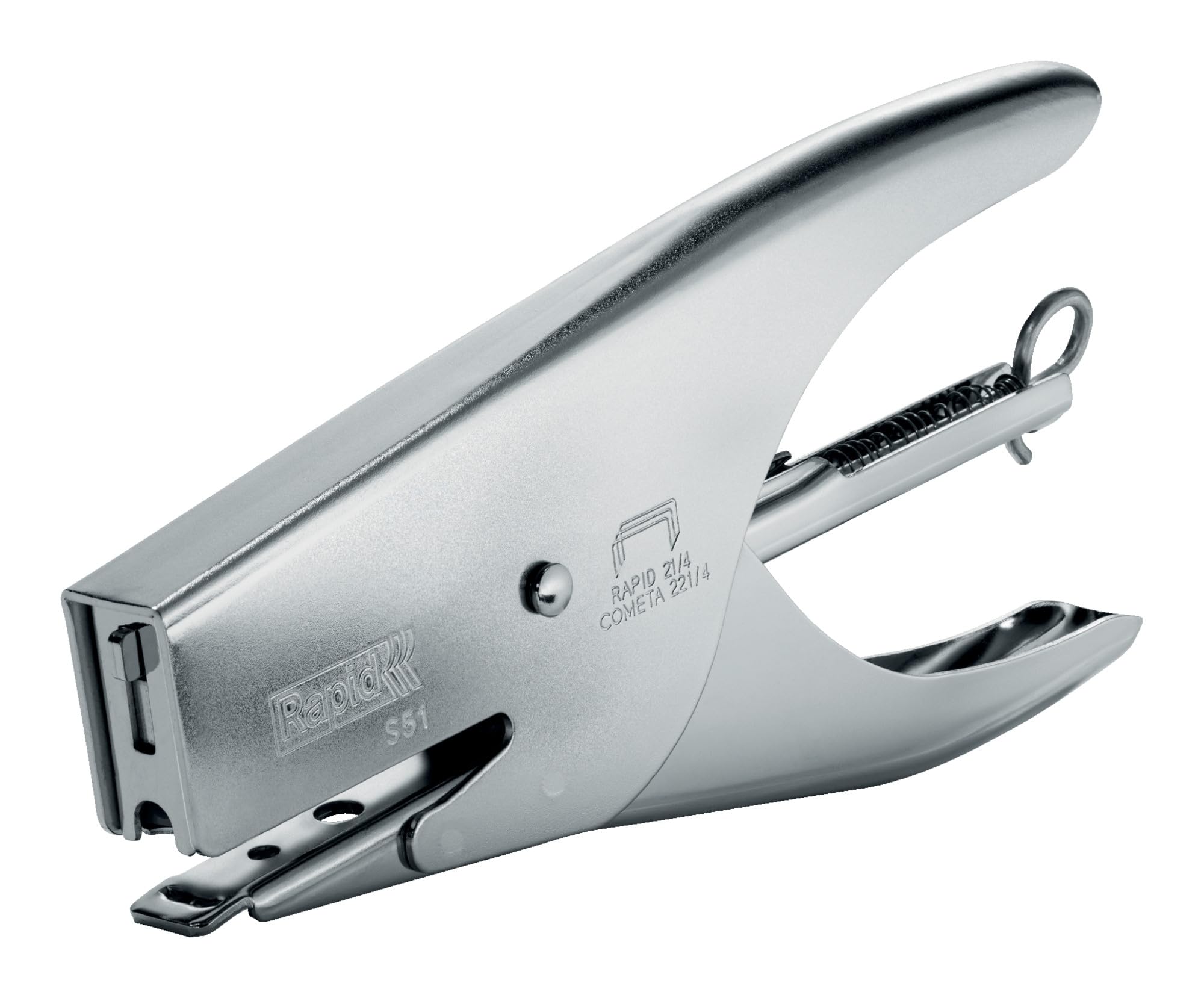 Rapid Esselte-Leitz 10538702 Stapling Pliers S51 12-Sheet Power Nickel Metal