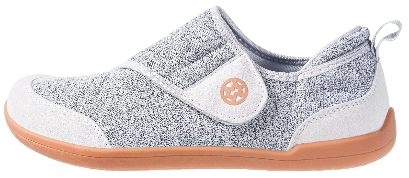 Sisttke Hausschuhe Herren Damen Klettverschuß Verstellbare Atmungsaktiv rutschfest Freizeitschuhe Bequeme Leichte Walkingschuhe Slippers Indoor Outdoor für Senioren