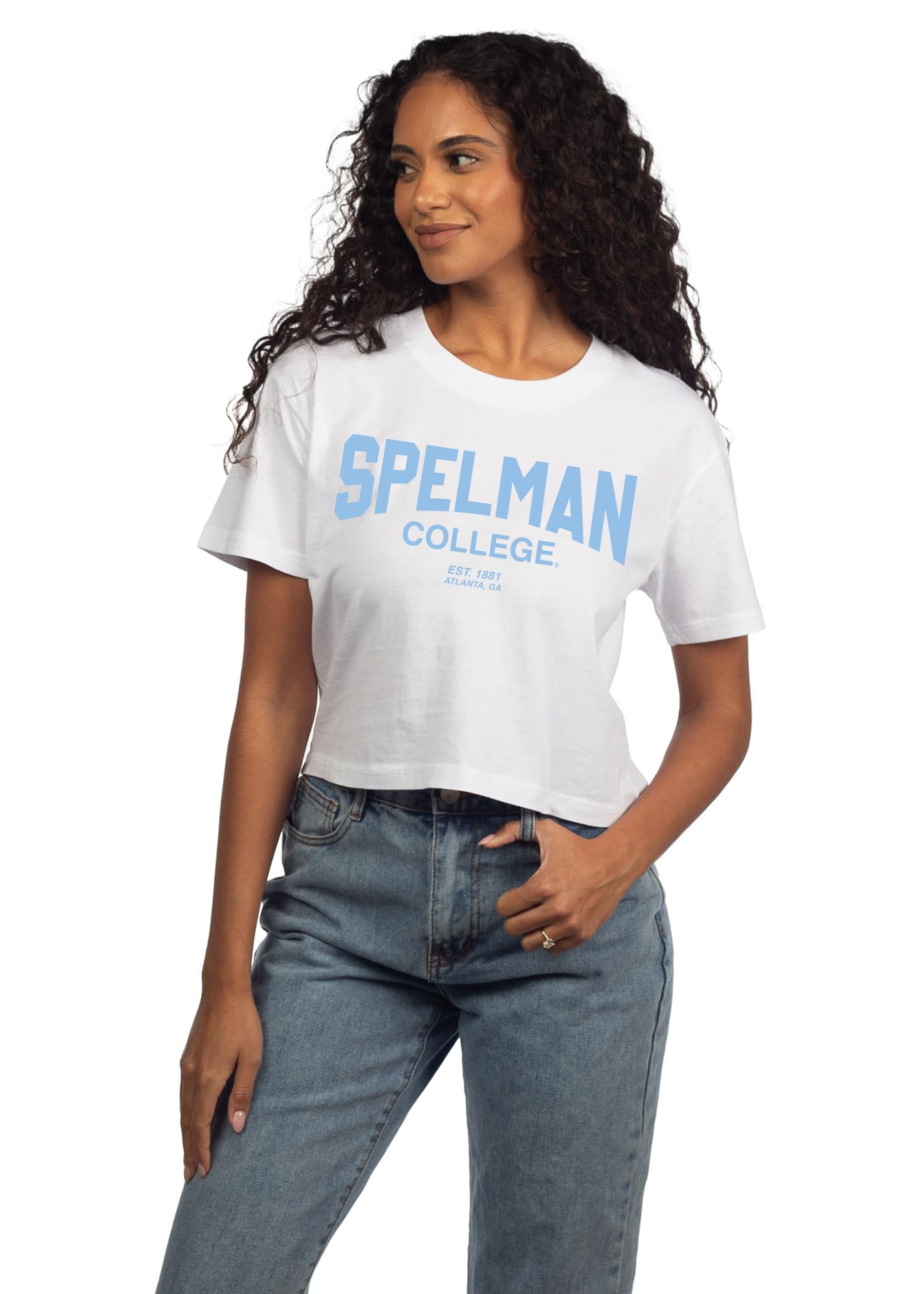 chicka-d Women's Standard Short 'N Sweet Tee, White, Small