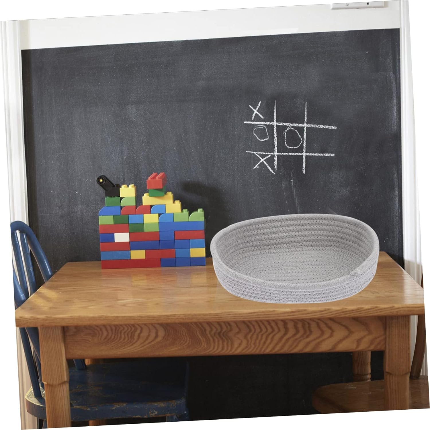 Cabilock 3Pcs Cotton Rope Storage Basket Woven Organizer Bins for Nursery Bathroom and Storage Easy to Clean Natural Material Baskets