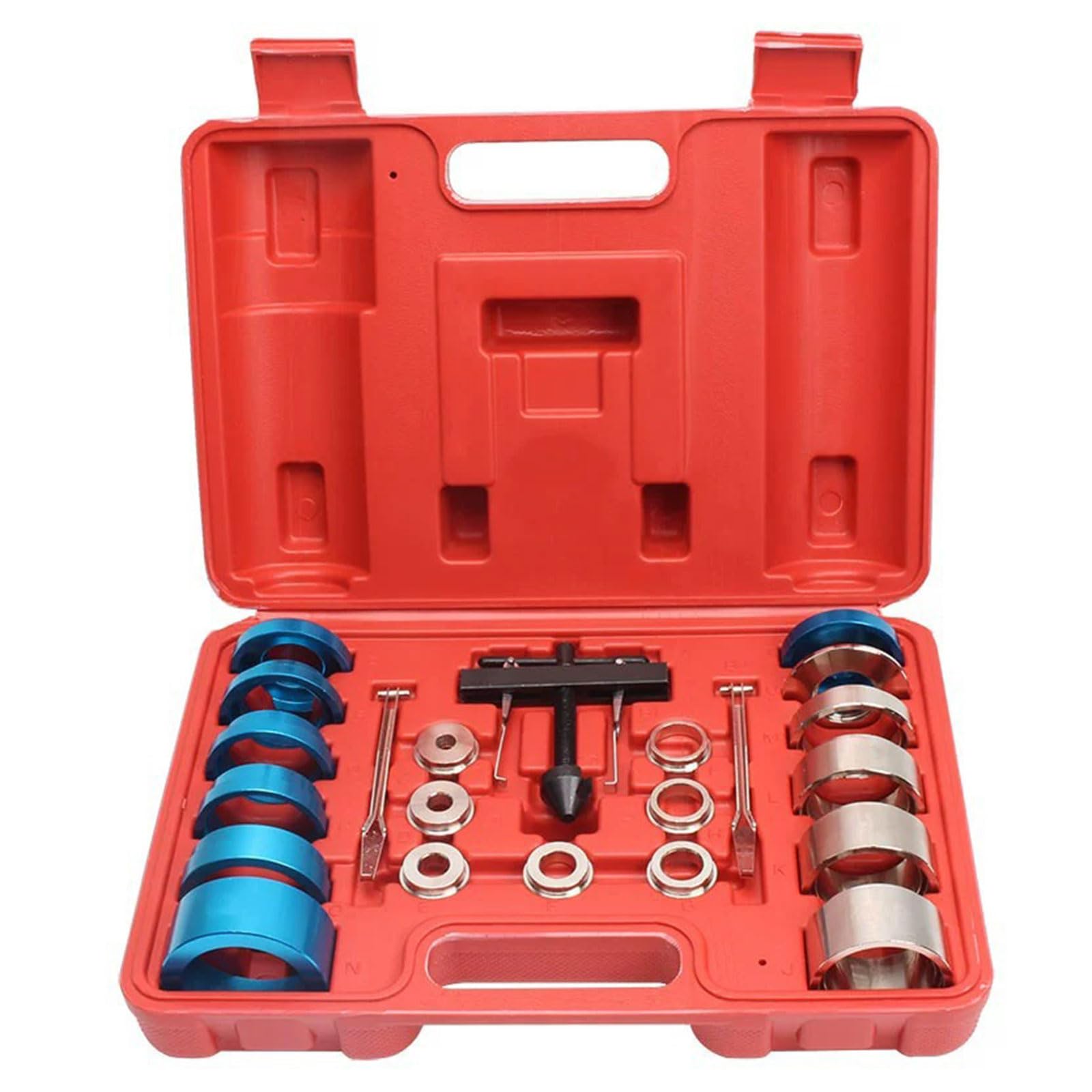 Kaeltsyn Red Steel Crankshaft Seal Set With Storage Box For Safe Transport And Use Professional Seal Tool