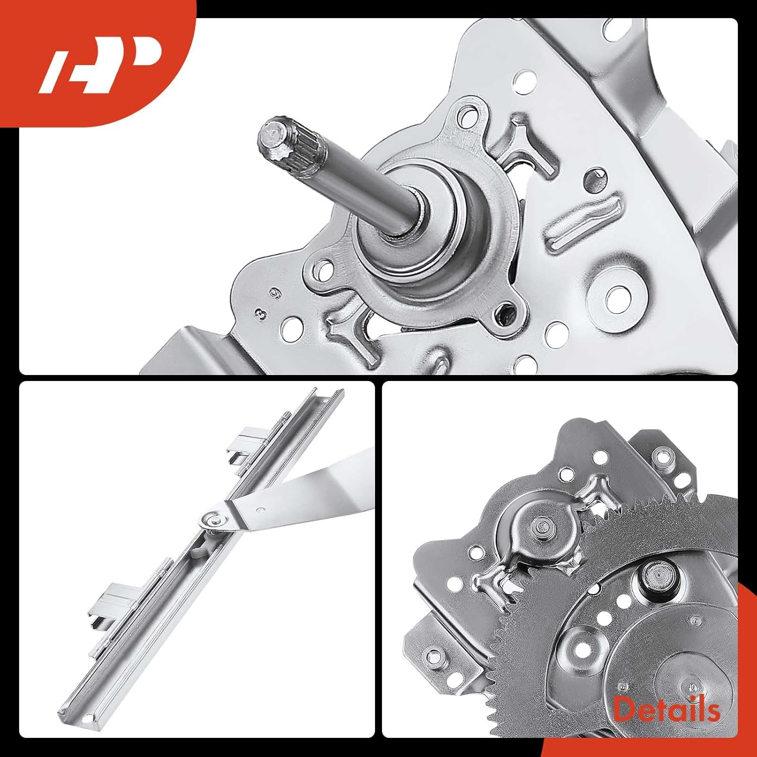 A-Premium Manual Window Regulator Without Motor Compatible with Saturn SL 1996-2002, SL1 1996-2002, SL2 1996-2002, SW1 1996-1999, SW2 1996-2001 Rear Left Driver Side