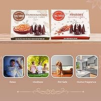 Vista 92 de TRUMIRI Incense Cones - Combo Pack of 20 Cone Incense - 10 Nag Champa + 10 Palo Santo - Insence Cones - Incense Cones Scented - Cone Incense Scents