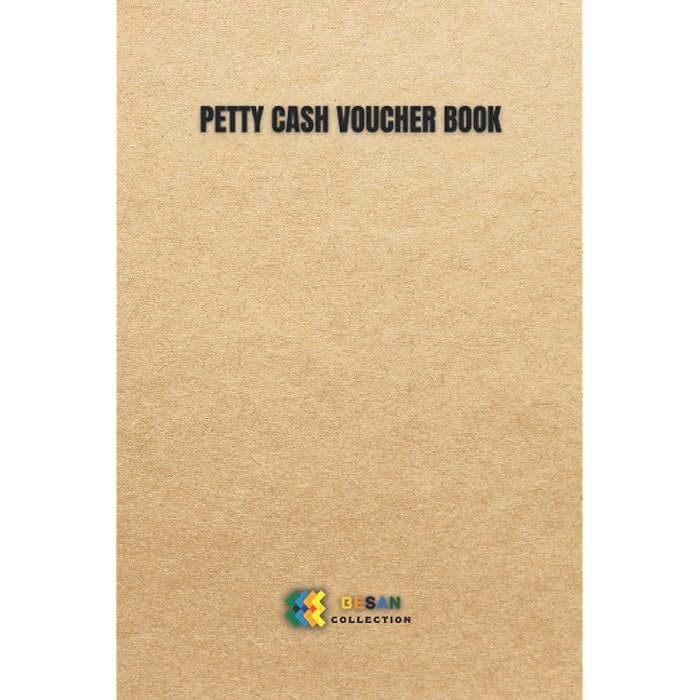 Buy PETTY CASH VOUCHER BOOK 6×9 Inch 120 Pages Template High Quality