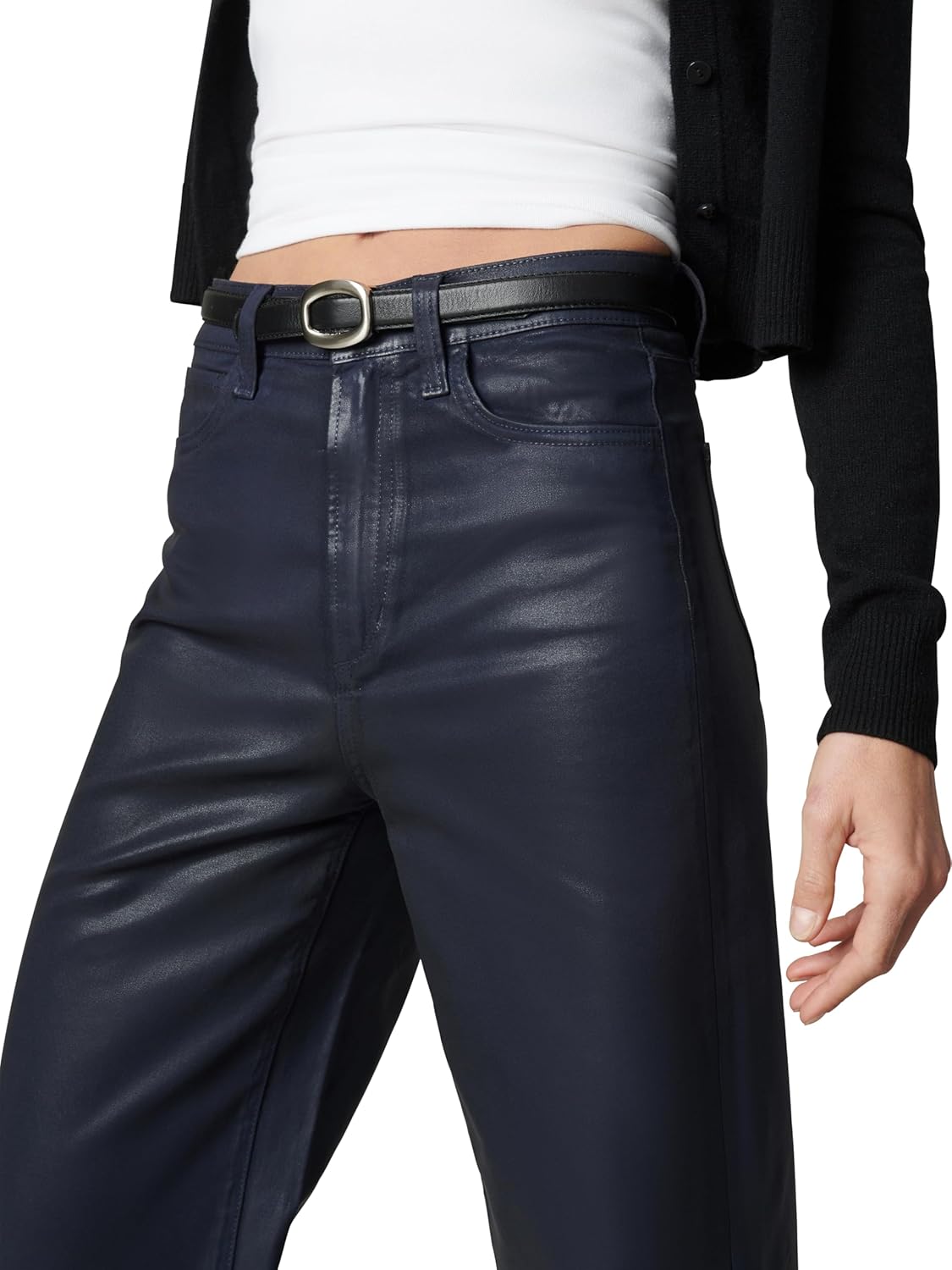 Joe's Jeans Womens The Mia Petite High Rise Wide Leg Jean - Image 4