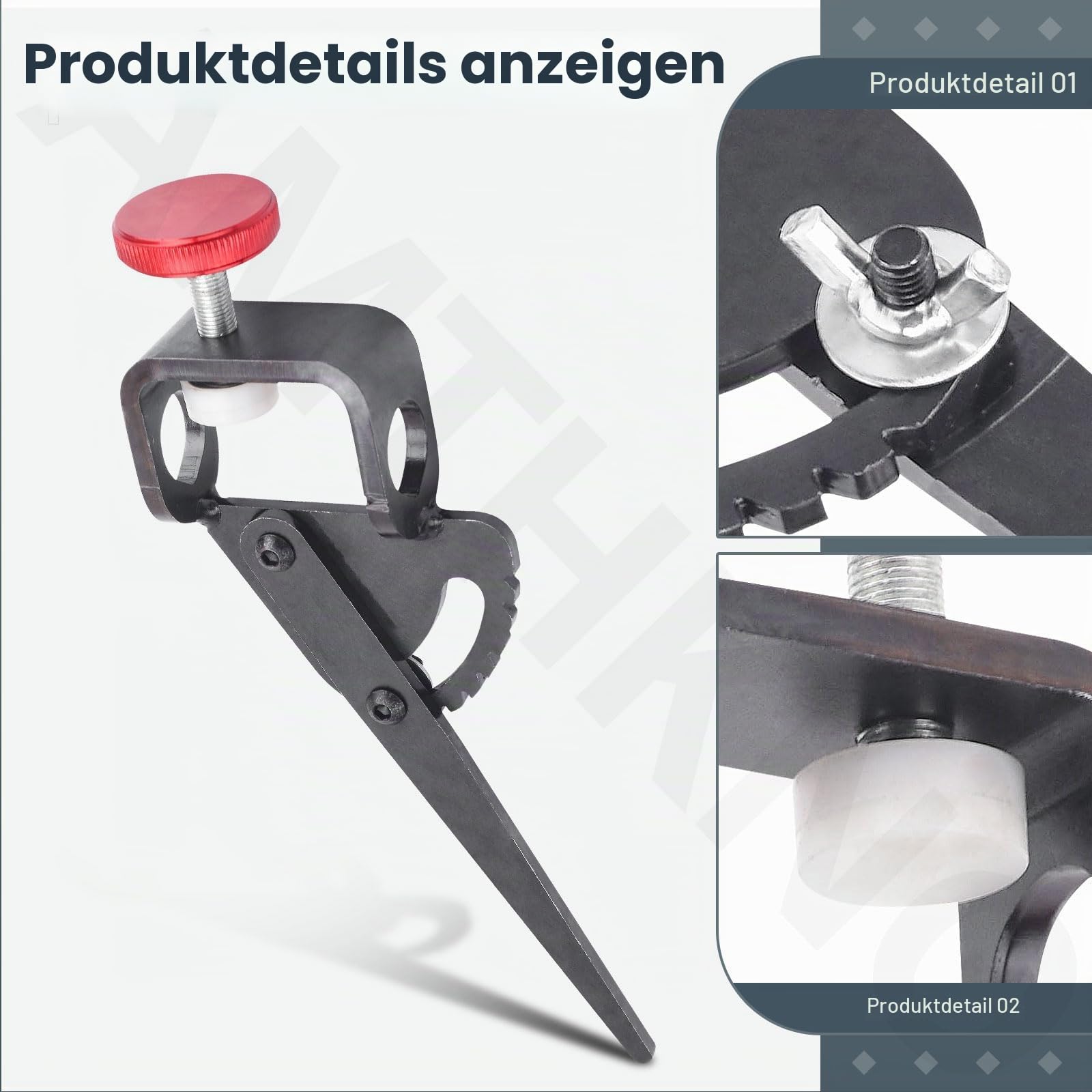 Vari-Grind-Aufsatz, Drechselwerkzeug für Wolverine-Schleifvorrichtungen, verbesserter Spannmechanismus hält Werkzeuge fest und verhindert das Rollen. Funktioniert mit Werkzeugen bis zu 1,9 cm