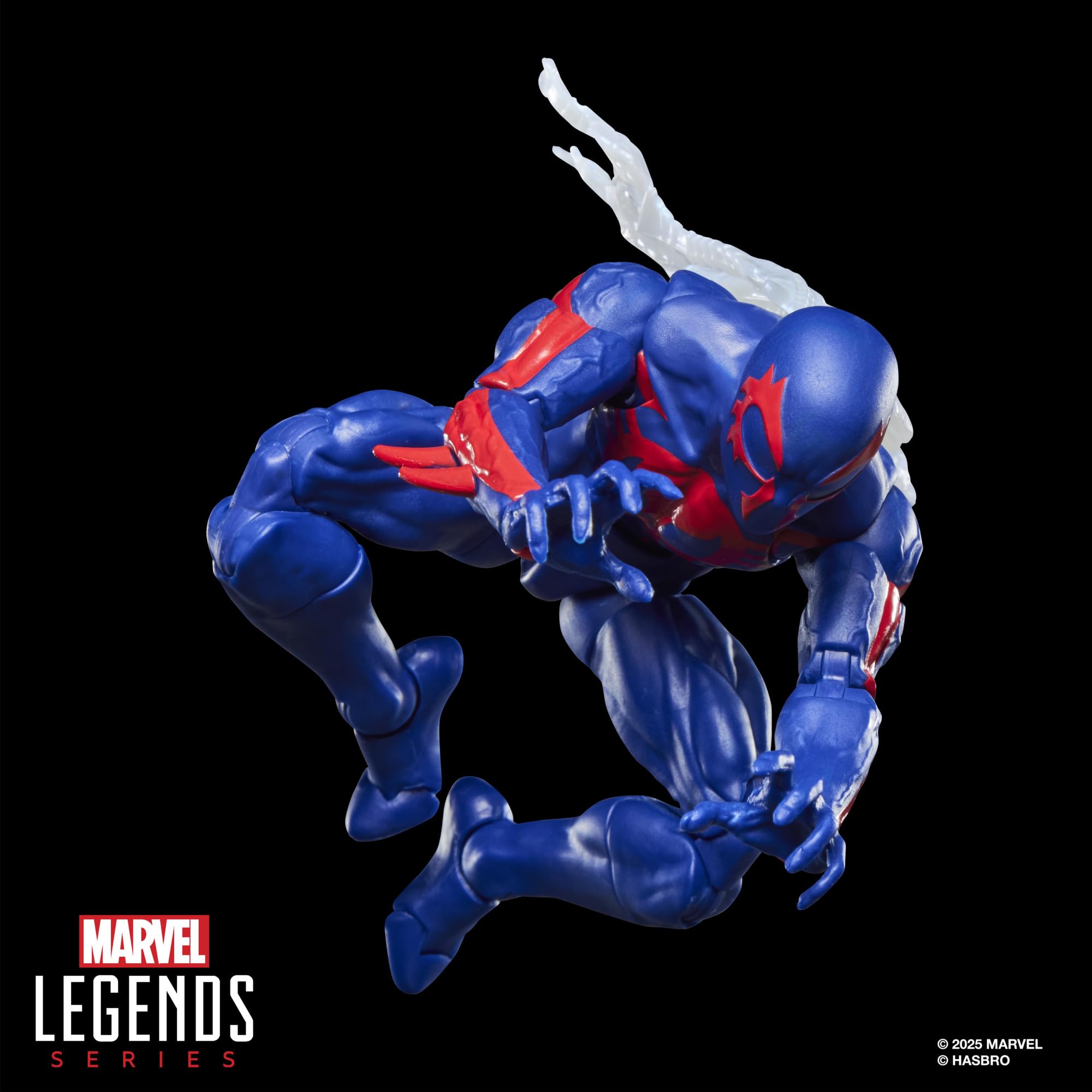 Spider-Man 2099 z serii Marvel Legends, 15-centymetrowa figurka kolekcjonerska z komiksów z kartą retro